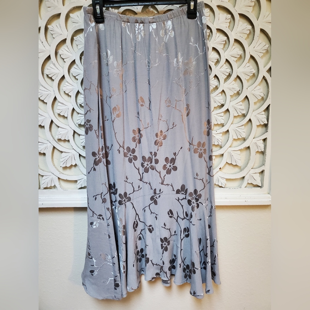 Spencer Alexis Vintage 3 Piece Set Kimono, Tank, Skirt Med /large Cherry Blossom - Picture 11 of 13